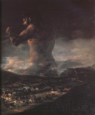 Francisco de Goya The Colossus (mk19) Norge oil painting art